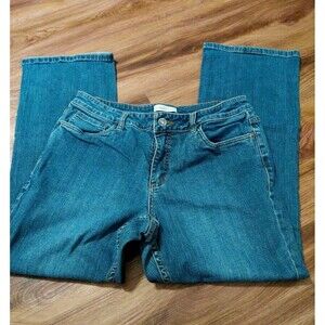 Coldwater Creek Women’s Size P 12 Natural Fit Jeans Light Blue Color Bootcut